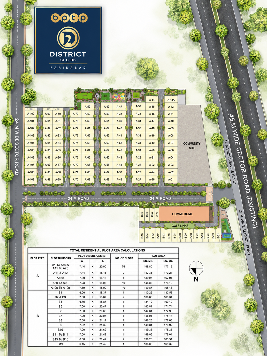 BPTP District 2 Layout