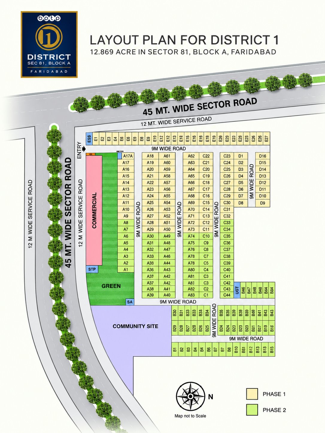 BPTP District 1 Layout